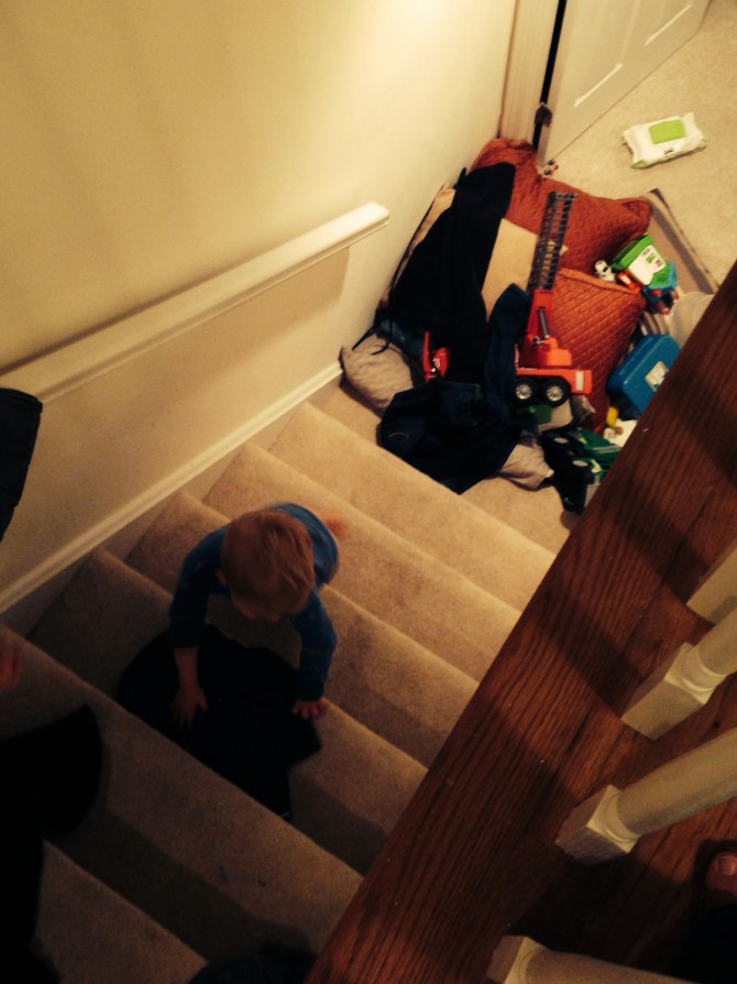 The "soup"--halfway there.